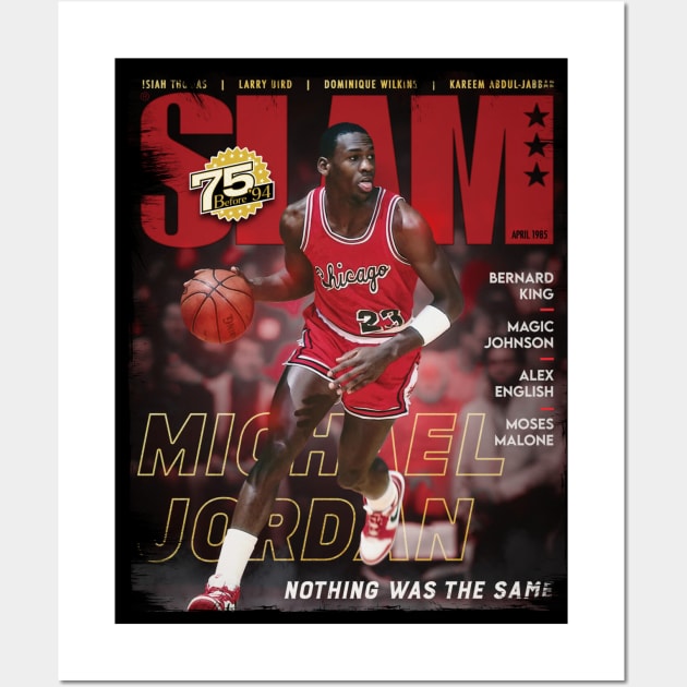 MJ SLAM MAG - VINTAGE Wall Art by Buff Geeks Art